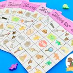 Dinosaur Bingo Game for Kids