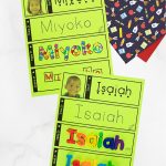 Editable Name Mats for Preschool
