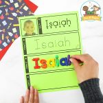 Editable Name Mats for Preschoolers