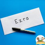 Editable Name Puzzle Envelope