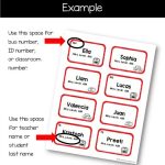 Editable Student Name Tags