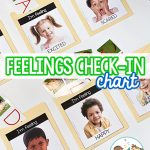 Feelings Check In Chart for Preschool