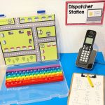 Fire Station Dramatic Play dispatcher
