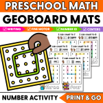 Geoboard Number Mats