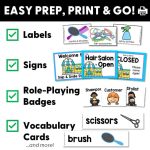 Hair Salon Dramatic Play 2-25