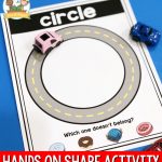 Hands on shape activity for preschool
