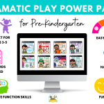 Perfect for ages 3-5, easy to use, standards aligned, hands on, fun, supports executive function skills