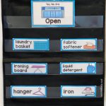 Laundry Dramatic Play word cards