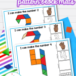 Number Pattern Block Mats