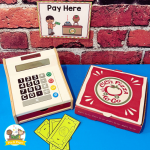 Pizza Parlor Dramatic Play Pretend Money 2