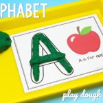 Playdough ABC Mats for Preschool
