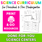 Preschool Science Curriculum done for you science center Activities