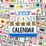 Printable Calendar Cards for Pocket Chart
