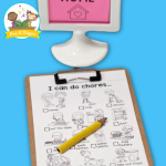 Printable Chore Chart for Pretend Play 2