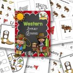 Printable Cowboy Theme Literacy Activities