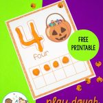 Printable Halloween Play Dough Mats