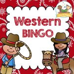 Printable Western Cowboy Bingo Game