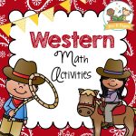 Printable Western Theme Math Activities for Preschool