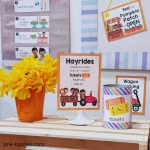 Pumpkin Patch Dramatic Play Hayride Sign