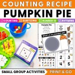 Pumpkin Pie Counting Recipe