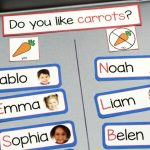 Question of the Day Magnet Board in Preschool