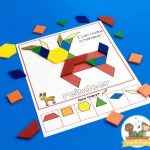 Reindeer Pattern Block Mat