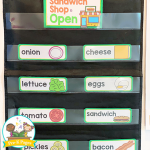 Sandwich Shop Word Cards