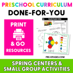 Spring Preschool Curriculum 3