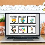 Square Schedule Cards