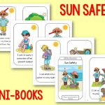 Sun Safety Mini Books for Preschool