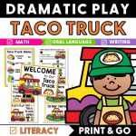Taco Truck Dramatic Play Center Printables