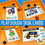 Transportation Play Dough Task Cards