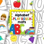 Uppercase ABC Playdough Mats