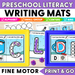 Winter Writing Mats cover