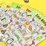 Zoo Theme Bingo Game for Kids