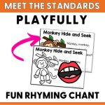 Zoo Theme Monkey Circle Time Game