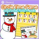 Circle Time Game: Snowman Alphabet