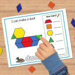 Duck Pattern Block Mat
