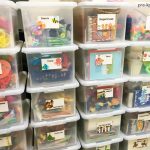 Theme Tub Storage Boxes and Labels