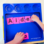 morning work tubs name puzzles