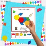 pet theme fine motor pattern blocks
