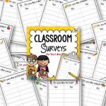 Printable Classroom Surveys for Preschool and Pre-K Classrooms