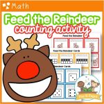 Preschool Math Reindeer Counting Game