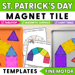 St Patricks Day Magnet Tile Mats