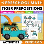 Tiger Prepositions Preschool Positional Words Activities