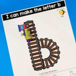 train track alphabet task card 1080x1080