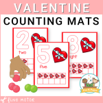 valentine counting mats