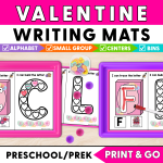 Valentine Fine Motor Writing Mats 26