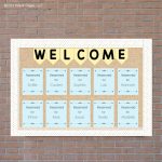 welcome bulletin board reserved