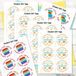 welcome to school gift tags